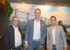 Hen van Gaalen, Olaf Mos and Maurice Duijn van Gakon. Gakon is currently taking care of the expansion of Steiner Gemuse in Germany.